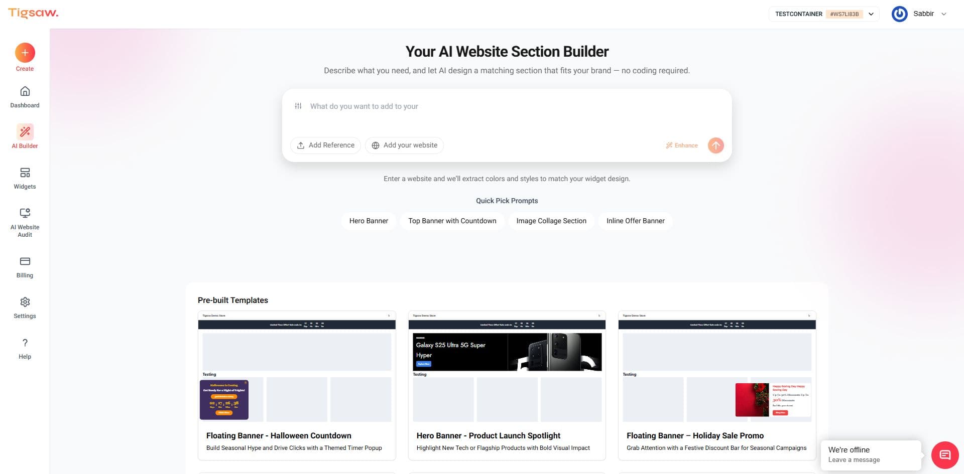 Tigsaw (SaaS Platform)